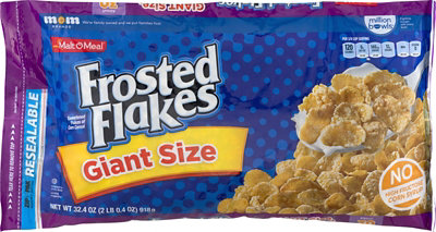 Malt-O-Meal Cereal Frosted Flakes Giant Size - 32.4 Oz