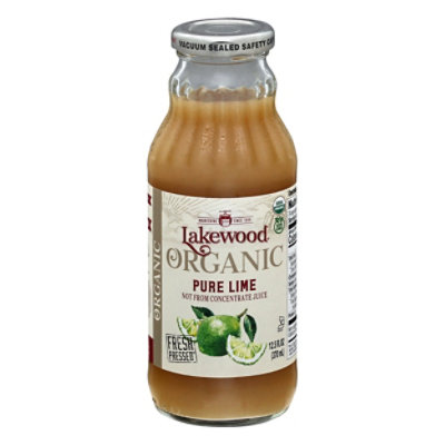 Lakewood Juice Lime Pure Organic - 12.5 Fl. Oz. - Image 3