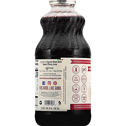 Lakewood Organic Juice Fresh Pressed Pure Black Cherry - 32 Fl. Oz. - Image 6