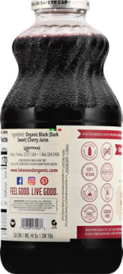 Lakewood Organic Juice Fresh Pressed Pure Black Cherry - 32 Fl. Oz. - Image 6