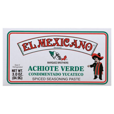 El Mexicano Seasoning Paste Achiote Verde Brick - 3 Oz - Image 2