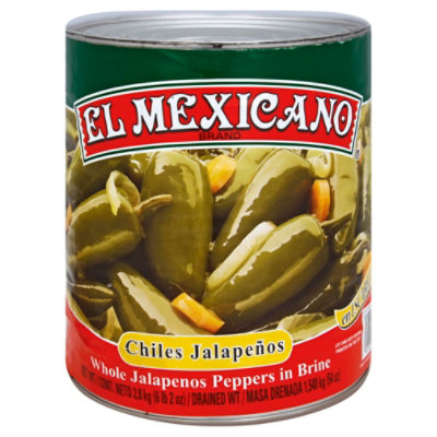 El Mexicano Jalapenos Whole Can 10 Oz Safeway