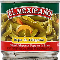 El Mexicano Jalapenos Sliced Can - 14 Oz - Image 2