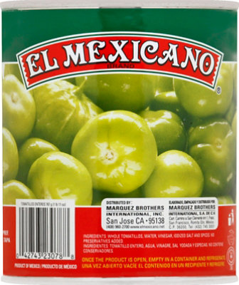 El Mexicano Tomatillo Whole Enteros Can - 26 Oz - Image 3