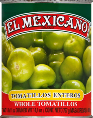 El Mexicano Tomatillo Whole Enteros Can - 26 Oz - Image 2