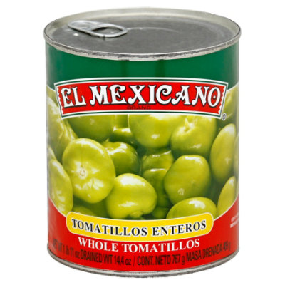 El Mexicano Tomatillo Whole Enteros Can - 26 Oz - Image 1