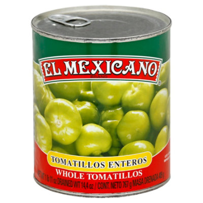 El Mexicano Tomatillo Whole Enteros Can - 26 Oz