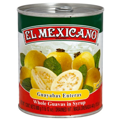 El Mexicano Guavas Whole Can - 28 Oz