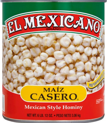 El Mexicano Hominy White Can - 10 Oz - Image 2