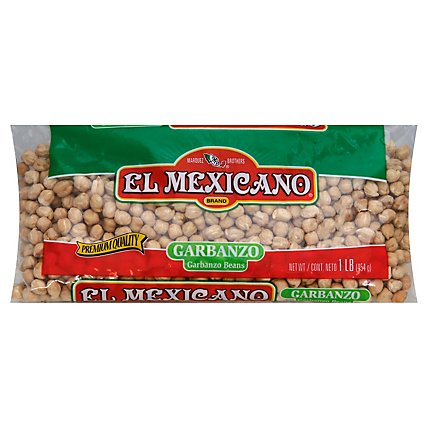 El Mexicano Beans Garbanzo - 1 Lb - Image 1