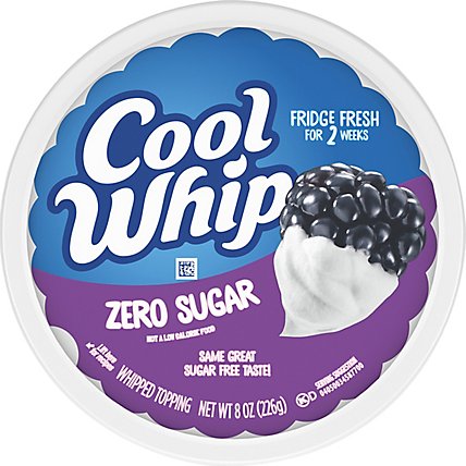 Cool Whip Zero Sugar Whipped Topping Tub - 8 Oz - Image 3