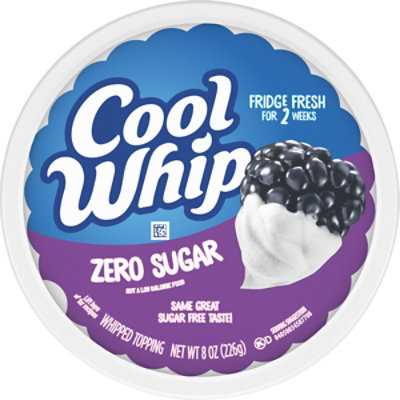 Cool Whip Zero Sugar Whipped Topping Tub - 8 Oz - Image 4