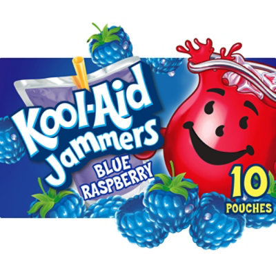 Kool-Aid Jammers Blue Raspberry Artificially Flavored Drink Pouches - 10-6 Fl. Oz. - Image 2