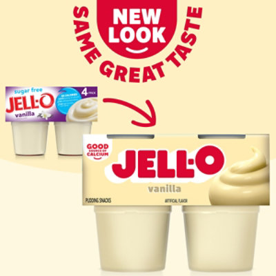 Jell-O Original Vanilla Ready to Eat Pudding Cups Snack Cups - 4 Count - Image 8