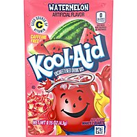 Kool-Aid Unsweetened Watermelon Artificially Flavored Powdered Soft Drink Mix Packet - 0.15 Oz - Image 5