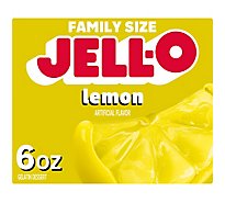 Jell-O Lemon Gelatin Dessert Mix Box - 6 Oz