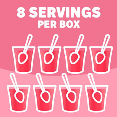 Jell-O Strawberry Banana Artificially Flavored Gelatin Dessert Mix Family Size - 6 Oz - Image 4