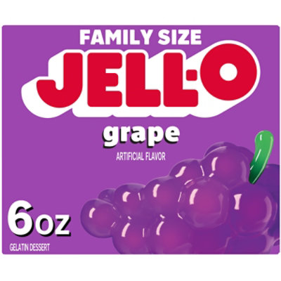 JELL-O Gelatin Dessert Grape - 6 Oz