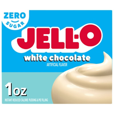 Jell-O White Chocolate Zero Sugar Instant Reduced Calorie Pudding & Pie Filling - 1 Oz - Image 1