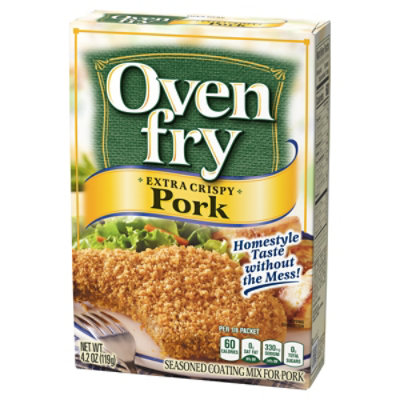 Oven Fry Extra Crispy Seasoned Coating Mix for Pork Box - 4.2 Oz - Image 6