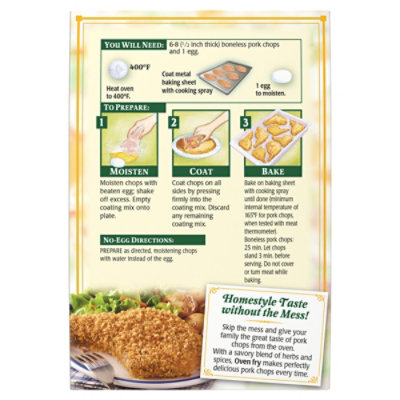 Oven Fry Extra Crispy Seasoned Coating Mix for Pork - 4.2 Oz - Image 5