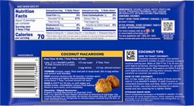 Baker's Sweetend Coconut Angel Flake Coconut - 7 Oz - Image 6