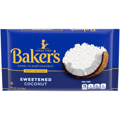 Baker's Sweetened Angel Flake Coconut Bag - 7 Oz