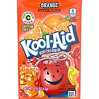 Kool-Aid Unsweetened Orange Artificially Flavored Powdered Soft Drink Mix Packet - 0.15 Oz - Image 3