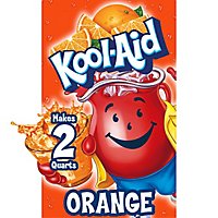 Kool-Aid Unsweetened Orange Artificially Flavored Powdered Soft Drink Mix Packet - 0.15 Oz - Image 1