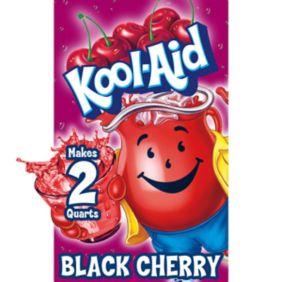 Kool-Aid Drink Mix Caffeine Free Unsweetened Black Cherry - 0.13 Oz