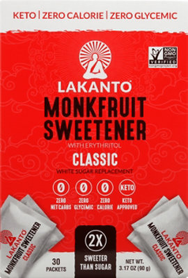 Lakanto Sweetener Monkfruit Classic - 3.17 Oz - Image 2