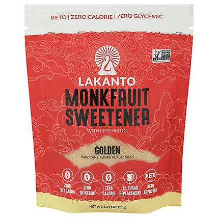 Lakanto Sweetener Monkfruit Golden - 8.29 Oz - Image 1