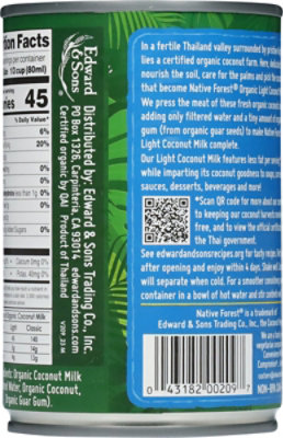 Native For Coconut Milk Lite - 13.5 Fl. Oz. - Image 5