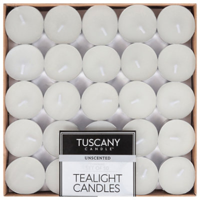 Tuscany Tea Lights Unscented 50 Count - Each - Image 3