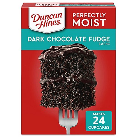 Duncan Hines Classic Cake Mix Dark Chocolate Fudge - 15.25 Oz