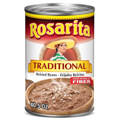 Rosarita Traditional Refried Beans - 40.5 Oz