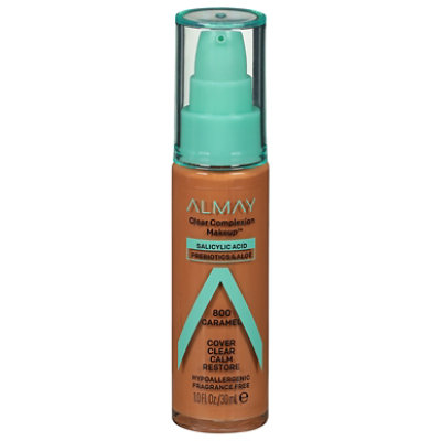 Almay Cover Clear Calm Restore 800 Caramel Clear Complexion Makeup - 1 Fl. Oz. - Image 2