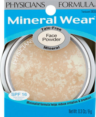 Physicians Formula Talc-Free Face Powder Translucent - 2.91Oz - Image 2