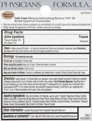 Physicians Formula Min Wear Airbrush Light Bronze - 0.26 Oz - Image 3