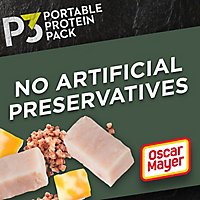 P3 Portable Protein Snack Pack with Turkey Bacon & Colby Jack Cheese Tray - 2.1 Oz - Image 2