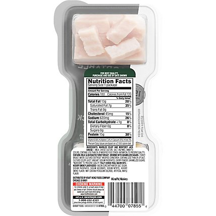 P3 Portable Protein Snack Pack with Turkey Bacon & Colby Jack Cheese Tray - 2.1 Oz - Image 5