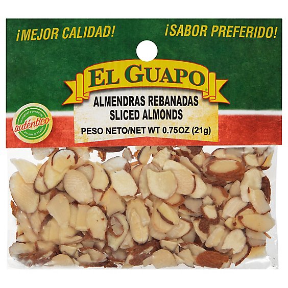 El Guapo Almonds Sliced Pack - 0.75 Oz