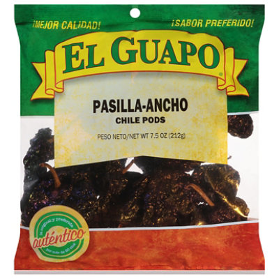 El Guapo Spice Pasilla Ancho Pods - 7.5 Oz - Image 3