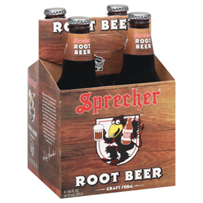 Sprecher Soda Root Beer - 4-16 Fl. Oz. - Image 1