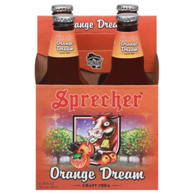 Sprecher Soda Orange Dream - 4-16 Fl. Oz. - Image 3