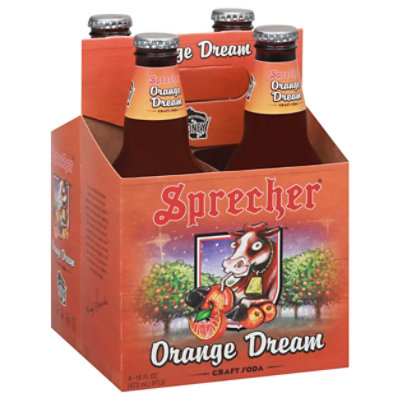Sprecher Soda Orange Dream - 4-16 Fl. Oz. - Image 1