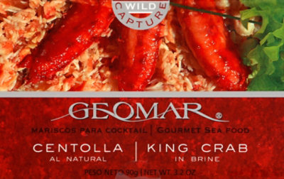 Geomar Seafood King Crab in Brine - 3.2 Oz - Image 2