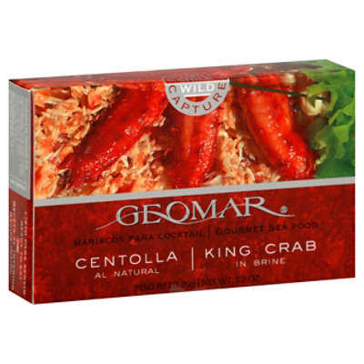 Geomar Seafood King Crab in Brine - 3.2 Oz - Image 1