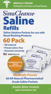 SinuCleanse Saline Refills - 60 Count - Image 3