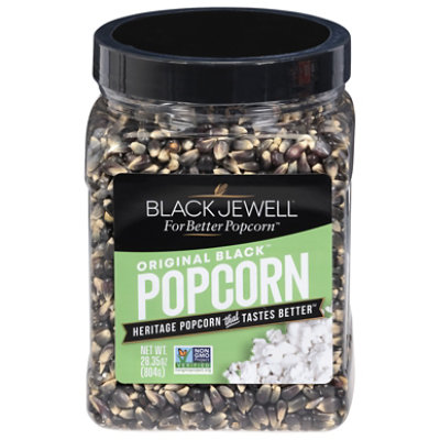 Microwave Black Jewell Popcorn No Salt No Oil